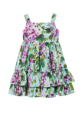 Bluebell Print Midi Dress